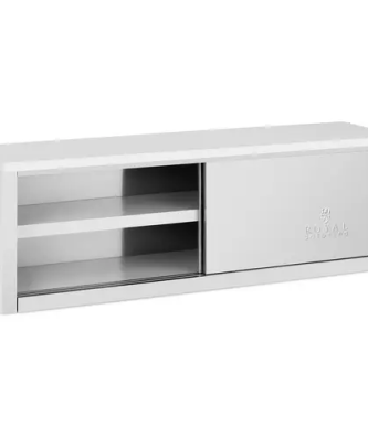 Armoire murale en inox - 1 500 x 400 x 500 mm - Capacité de 75 kg par compartiment - Royal Catering