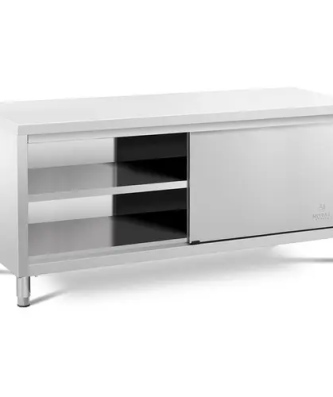 Meuble bas inox - 200 x 60 cm - Capacité de 600 kg