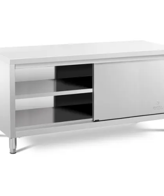 Meuble bas inox - 180 x 70 cm - Capacité de 600 kg