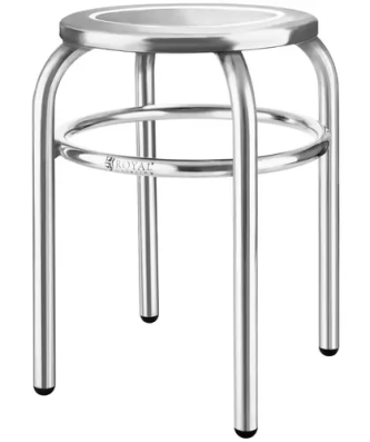 Tabouret en acier inoxydable - 29 cm de diamètre