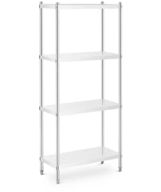 Étagère inox - 80 x 40 x 180 cm - Royal Catering - 200 kg