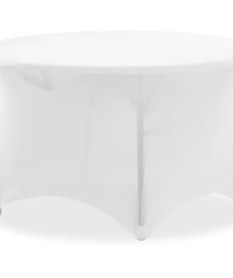 Housse pour table - Whitehe - Ronde - Royal Catering