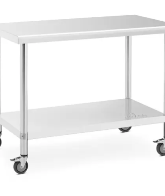 Table de travail - 60 x 120 cm - Capacité de 158 kg - Royal Catering