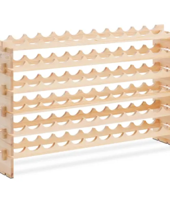 Casier à bouteille - Bois de pin - Pour jusqu'à 72 bouteilles - Royal Catering
