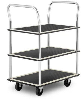 Chariot de manutention - 150 kg max. - 3 plateaux