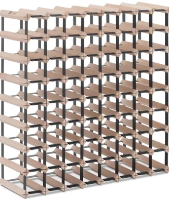 Casier à bouteille - Bois - Pour jusqu'à 72 bouteilles - Royal Catering