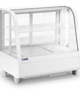 Vitrine réfrigérée - 100 l - Royal Catering - 3 niveaux - Blanc