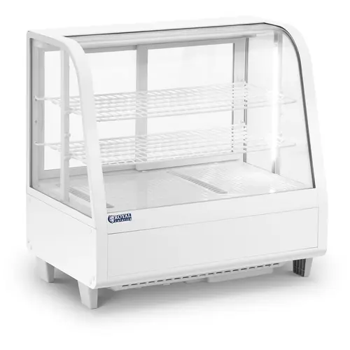 Vitrine réfrigérée - 100 l - Royal Catering - 3 niveaux - Blanc