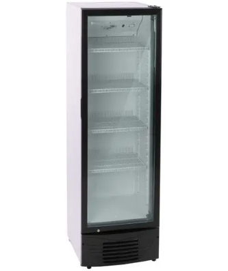 Frigo à boissons - 320 L - LED - cadre noir