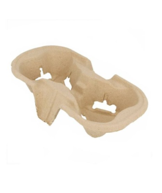 Porte gobelets carton pour 2 gobelets - par 100
