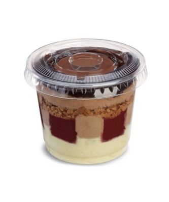Pot à dessert plastique transparent 200 ml - par 50