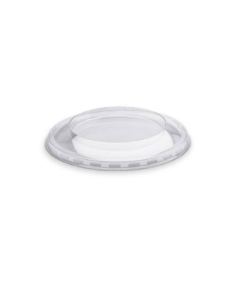 Couvercle plat plastique pour pots Servipack 200, 270, 300 et 400 ml - par 50