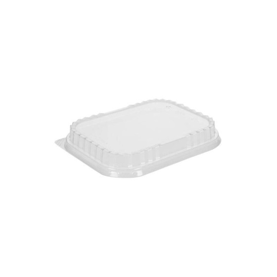 Couvercle plastique transparent clipsable pour barquette aluminium Ready2Cook 750 ml - par 110