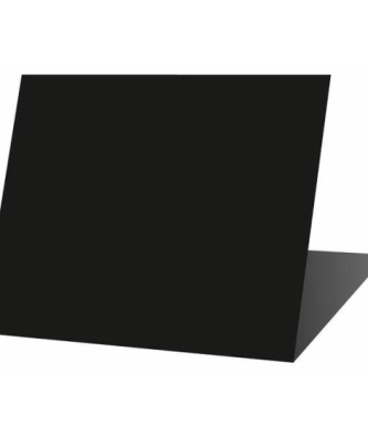Étiquette prix chevalet noir 7 x 6 cm - par 10