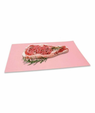 Papier paraffiné 1 face rose endurose 50 g/m² 33 x 50 cm - par 10 kg