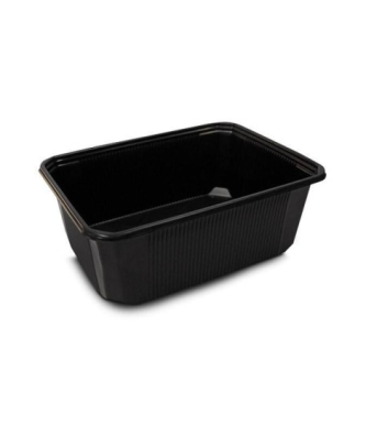 Barquette plastique noire scellable PROchef 1000 ml - par 300