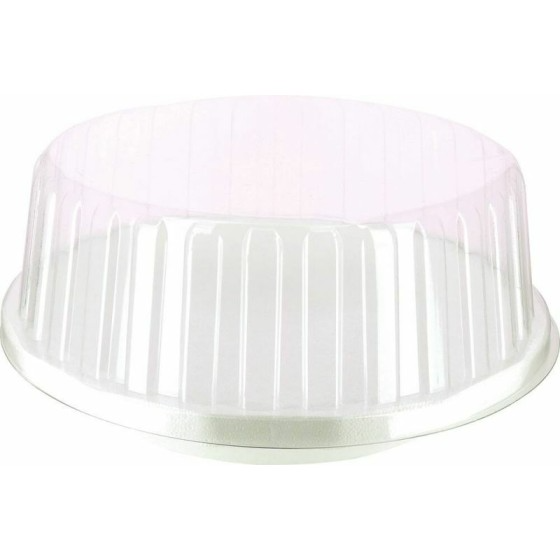 Couvercle plastique transparent pour plateau fruits de mer ovale 50 x 35 cm - par 30
