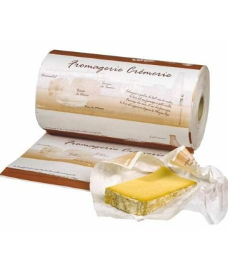 Papier thermoscellable pour fromagerie 60 g/m² en bobine de 35 cm - par 10 kg