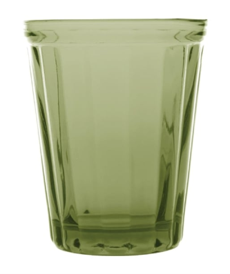 Gobelets à facettes Olympia Cabot verts 260 ml (lot de 6)