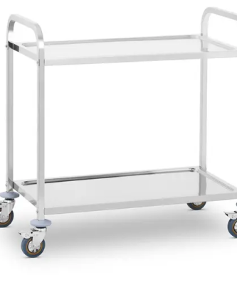 Chariot de service - 2 plateaux - 160 kg