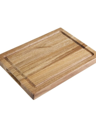 Petit planche à steak en bois d'acacia Olympia