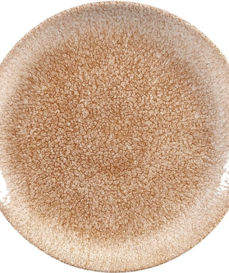 Assiettes rondes Churchill Studio Prints Raku Garnet Orange 210mm (Lot de 12)