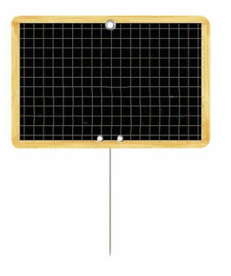 Étiquette prix ardoise à pique "Écolière" 15 x 10 cm - par 10