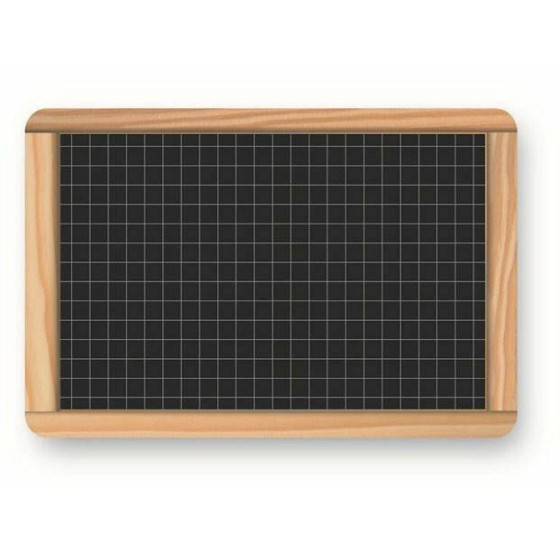 Étiquette prix ardoise sans pique "Écolière" 15 x 10 cm - par 10