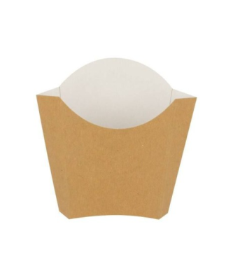 Étui à frites kraft brun 135 ml - par 200
