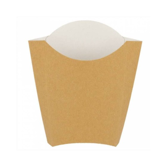 Étui à frites kraft brun 165 ml - par 200
