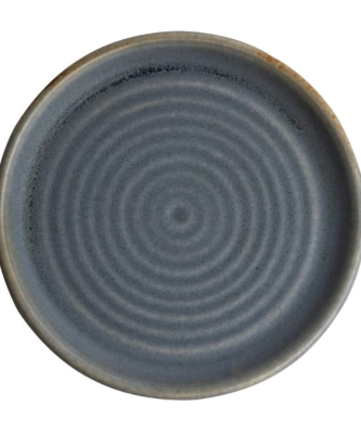 Assiettes plates granit bleu Olympia Canvas 18 cm (Lot de 6)