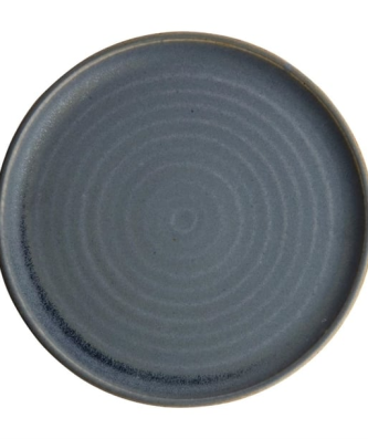Assiettes plates granit bleu Olympia Canvas 26,5 cm (Lot de 6)