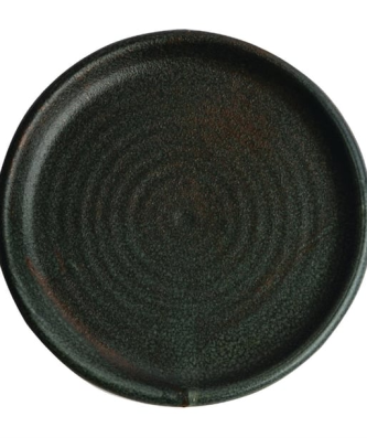 Assiettes plates vert bronze Olympia Canvas 18 cm (Lot de 6)f