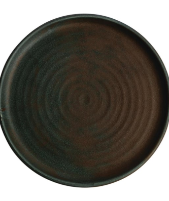 Assiettes plates vert bronze Olympia Canvas 26,5 cm (Lot de 6)