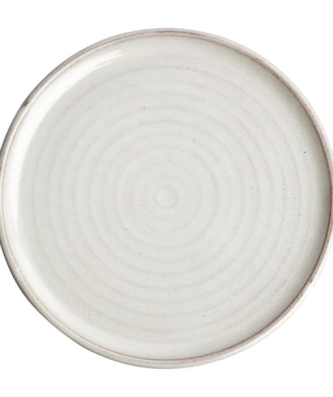Assiettes plates blanc Murano Olympia Canvas 26,5 cm (Lot de 6)