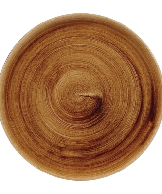 Assiettes rondes Churchill Stonecast Patina Vintage Copper 324mm (Lot de 6)