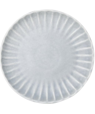 Assiettes plates Olympia Corallite grises 205 mm (lot de 6)