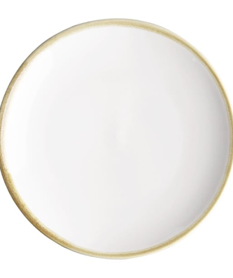Assiettes plates rondes couleur craie Kiln Olympia 178mm lot de 6