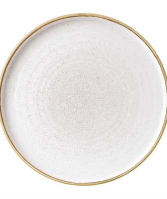 Assiettes avec rebord Churchill Stonecast Barley White 260mm (Lot de 6)