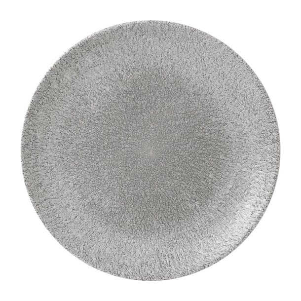 Assiettes rondes Churchill Raku Evolve Jasper Grey 260mm (Lot de 12)
