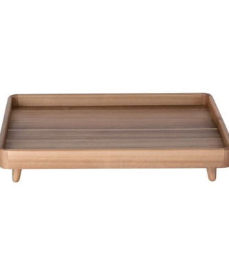 Plateau sur pieds en acacia Olympia GN 1/1