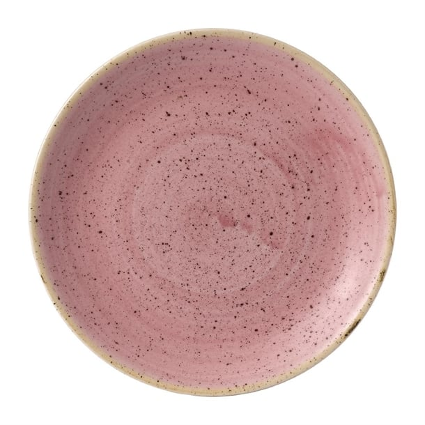 Assiettes rondes Petal Stonecast Pink 165mm (Lot de 12)