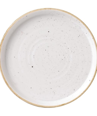 Assiettes avec rebord Churchill Stonecast Barley White 210mm (Lot de 6)
