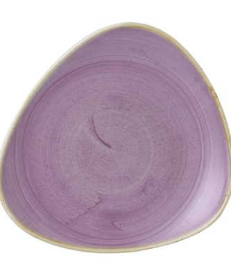 Assiettes triangulaires Churchill Stonecast Lavender Lotus 228mm (Lot de 12)