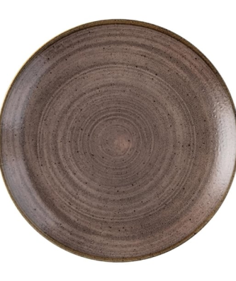 Assiettes avec rebord Churchill Stonecast Raw Evolve Brown 260mm (Lot de 12)