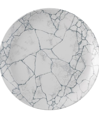 Assiettes rondes Churchill Studio Prints Kintsugi Pearl Evolve Grey 286mm (Lot de 12)