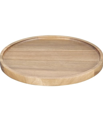 Assiette ronde en acacia Olympia 250mm