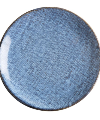 Assiettes plates Olympia Denim Blue 180 mm (lot de 6)