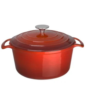 Grande cocotte ronde rouge Vogue