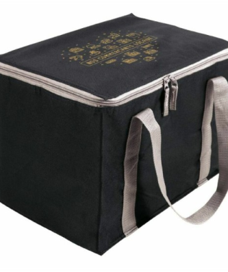 Glacière isotherme plastique noire "Nos Commerçants Locaux" 23 L 24 x 27 x 36 cm - par 20